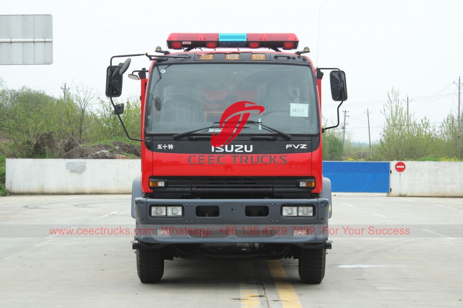 ISUZU FVZ water-foam fire truck