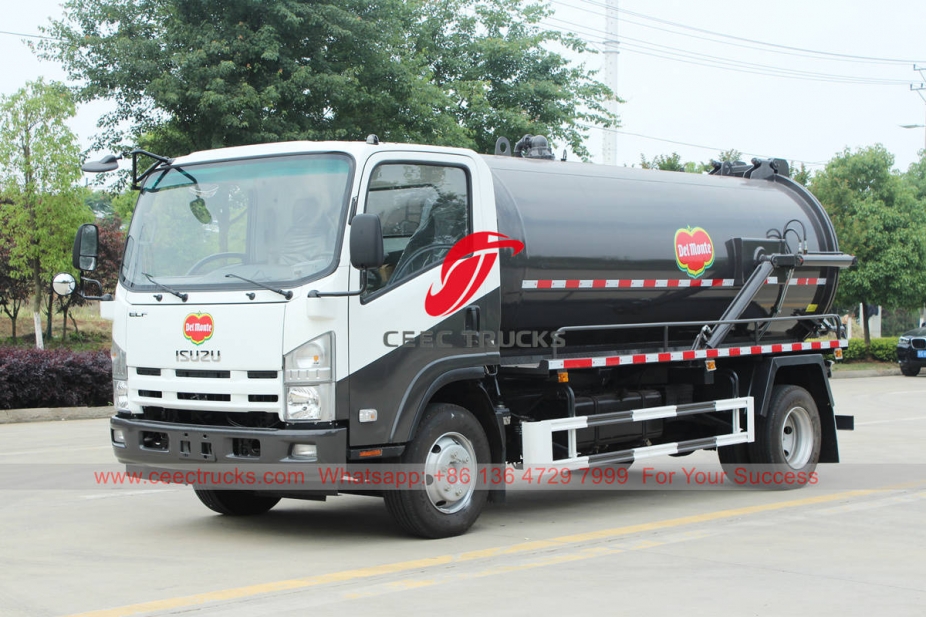 ISUZU 4×2 vacuum truck