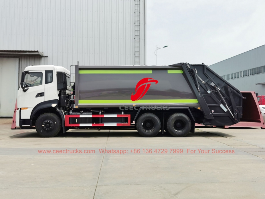 Dongfeng 10 wheel rear loader