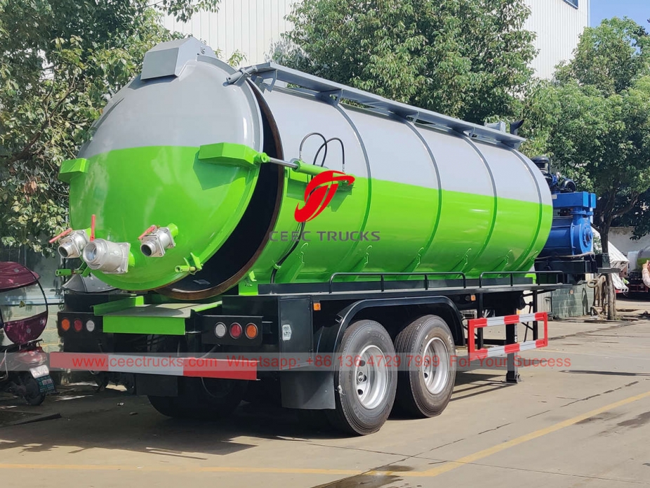 20000 liters sewage tanker trailer