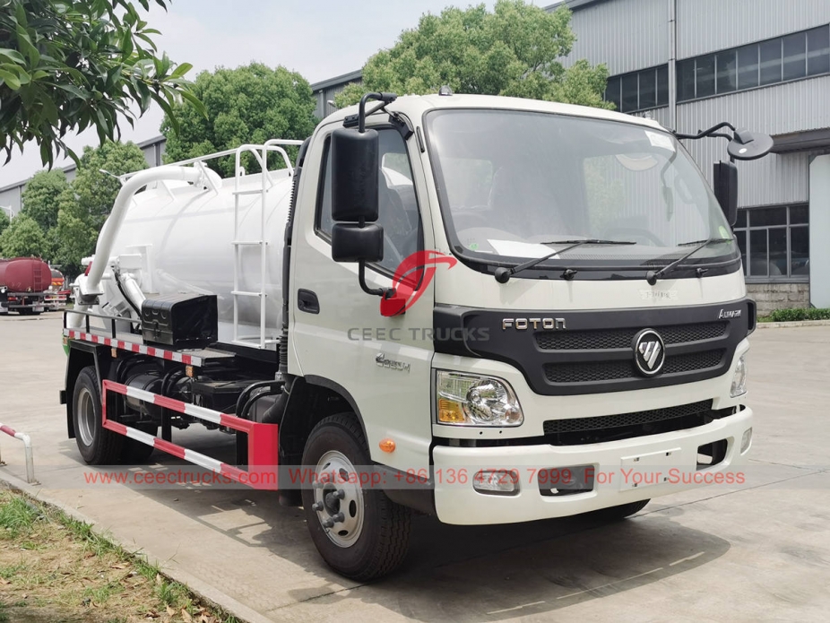 FOTON RHD vacuum suction truck