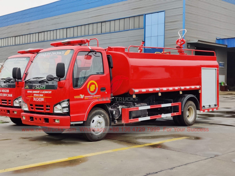 ISUZU 6 wheeler fire water bowser