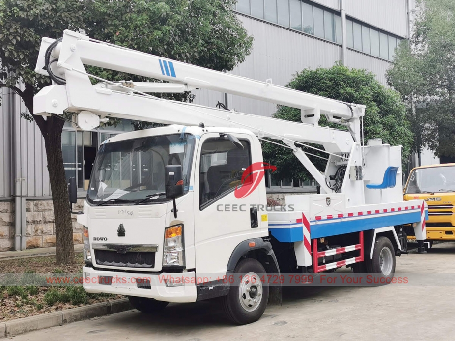 HOWO RHD man lifter truck