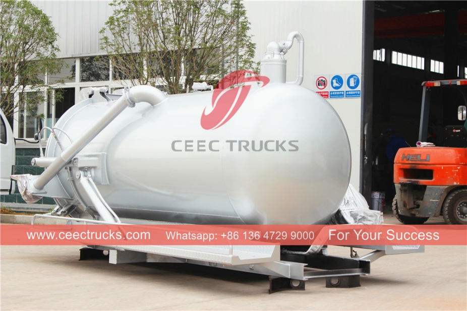 4CBM sewage suitable for ISUZU NKR and HINO 300 series chassis