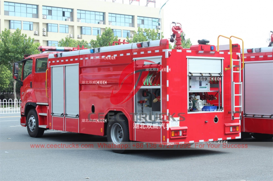 ISUZU GIGA 6 wheeler fire fighting trucks at discount price