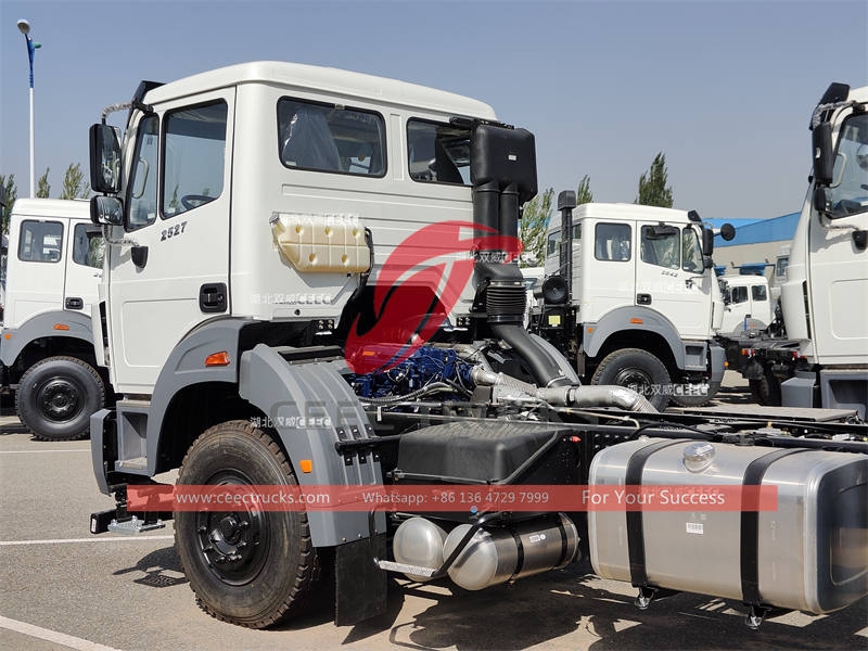 Beiben 6×4 10 wheeler chassis with NG80 cabin for sale