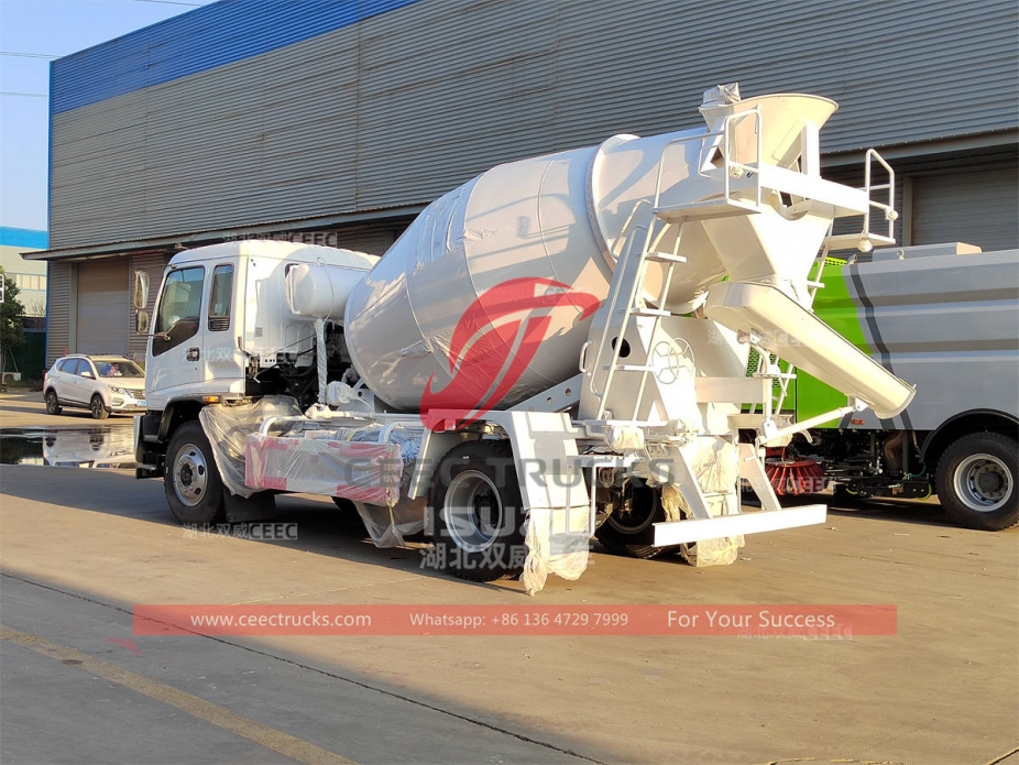 ISUZU FTR concrete mixer truck for sale