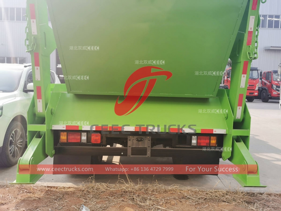 HOWO 8CBM skip bin loader for sale