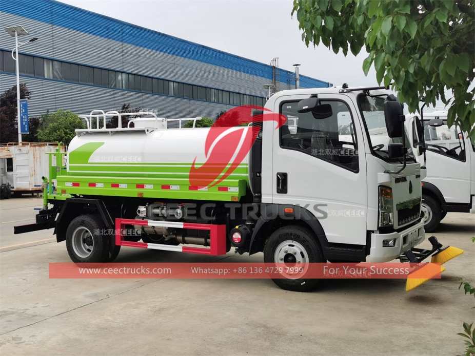 howo 5,000 liters water spray truck