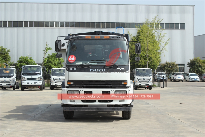 Japan ISUZU 16 CBM garbage compactor truck made in China