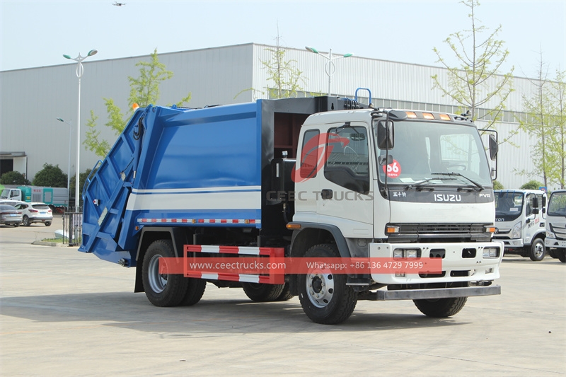 Japan ISUZU 16 CBM garbage compactor truck made in China