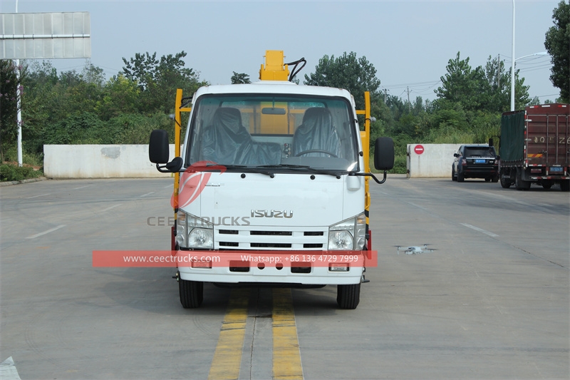 ISUZU NKR 3Tons truck mounted crane trucks with factory direct sale