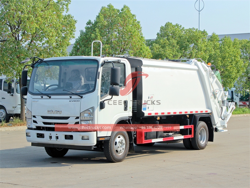 ISUZU ELF KV800 8CBM Waste Compactor truck made in China