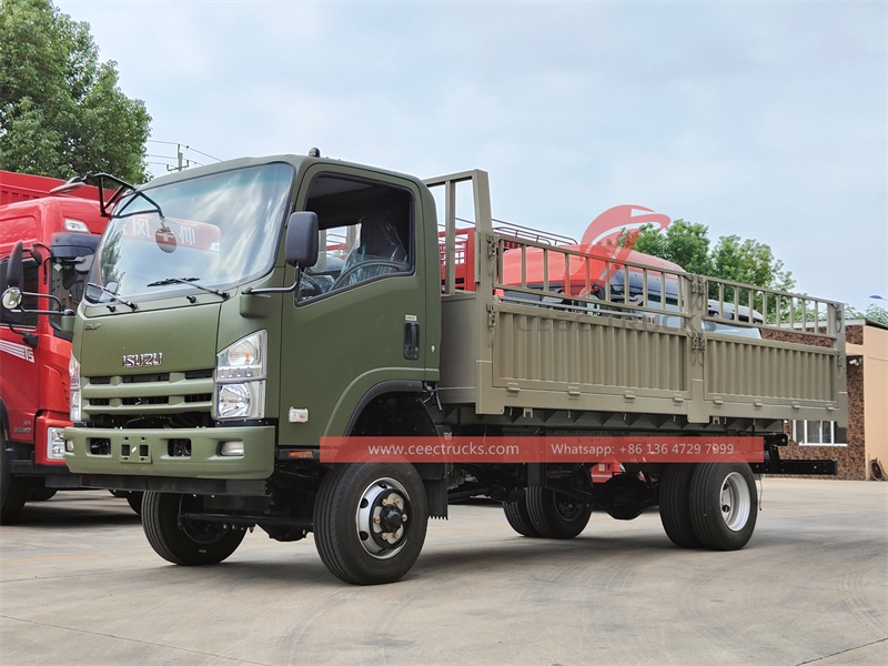 ISUZU 4×4 Military flat body truck made in China