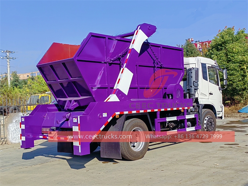 Dongfeng 8CBM roll off refuse truck