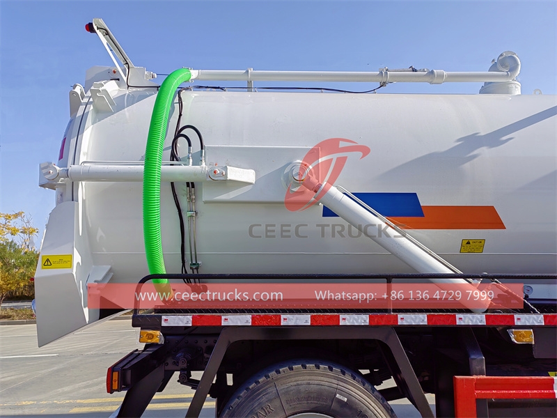 FAW 10CBM sewer pump tanker truck