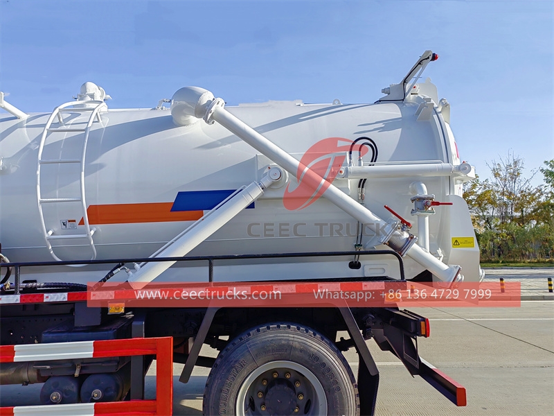 FAW 10CBM sewer pump tanker truck