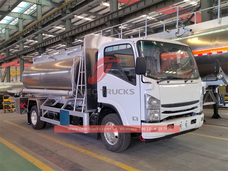 RHD ISUZU 190hp fuel transfer tanker truck made in China