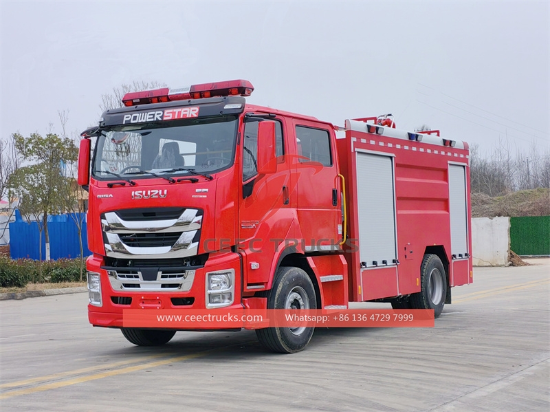 ISUZU GIGA 8,000L fire fighting truck with factory direct sale