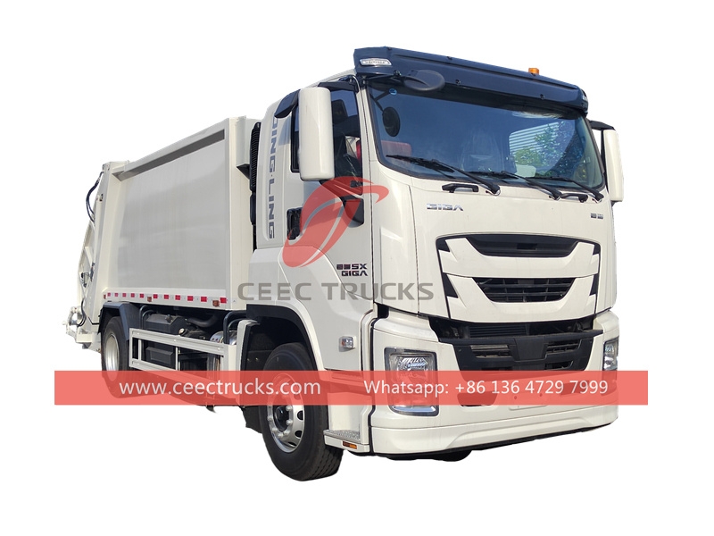 ISUZU Giga garbage compactor truck with factory direct sale