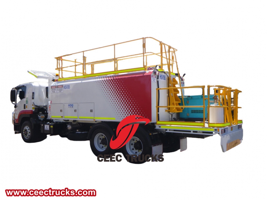 Japan Isuzu Lubrication Service Trucks