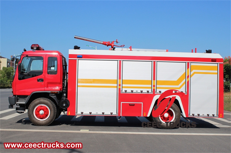 Isuzu chassis Foam Water Rescue Fire Trucks