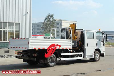 Isuzu 5 Ton articulated crane lorry truck