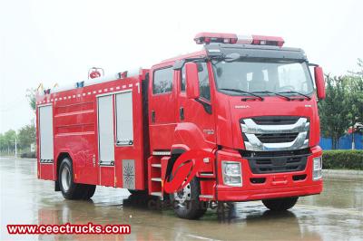 Isuzu 4x4 airport fire truck