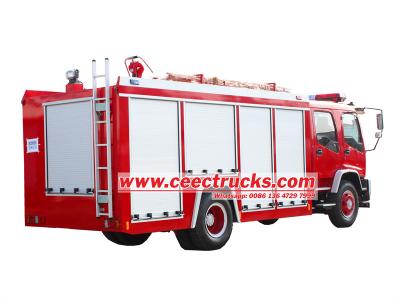 Rescue Fire Truck made by Isuzu FTR chassis