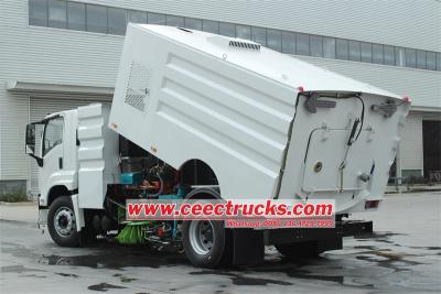 Isuzu 10 cbm airport sweeper truck