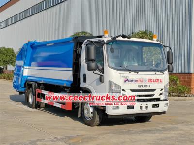 Isuzu ELF cabin rear loader compactor truck