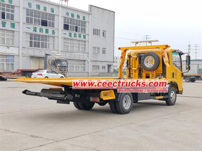 Isuzu ELF 5 Ton recovery crane flatbed road rescue truck