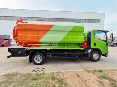 Africa Isuzu NPR vacuum truck with Jet Cleaner