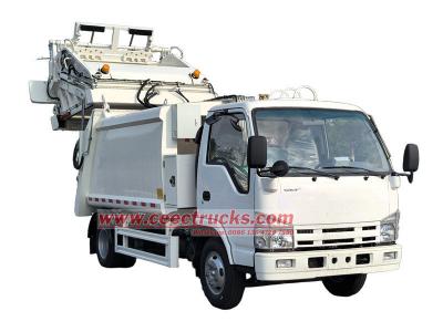 Isuzu ELF rear loader garbage truck