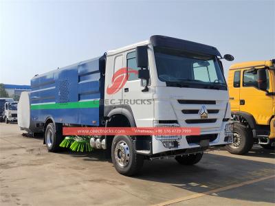 Africa Howo 300HP garbage road sweeper truck