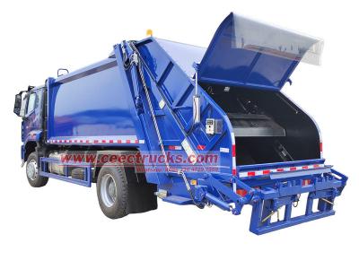 HOWO 300hp rear loader garbage truck