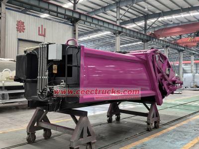 Philippines customer purchased 8cbm rear loader garbage truck body kit
