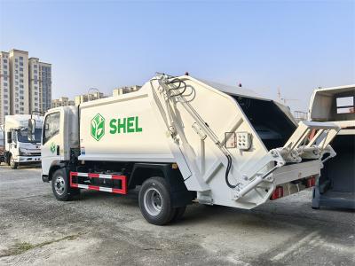 Howo 6CBM rear loader garbage truck
