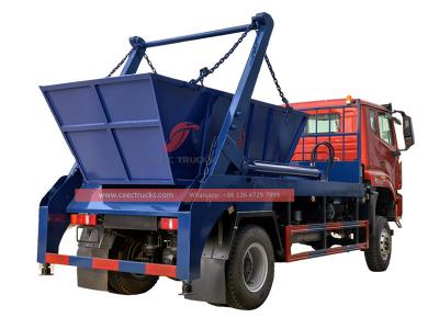 Howo off road 8CBM skip loader truck for sale