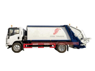 Isuzu rear loader garbage truck