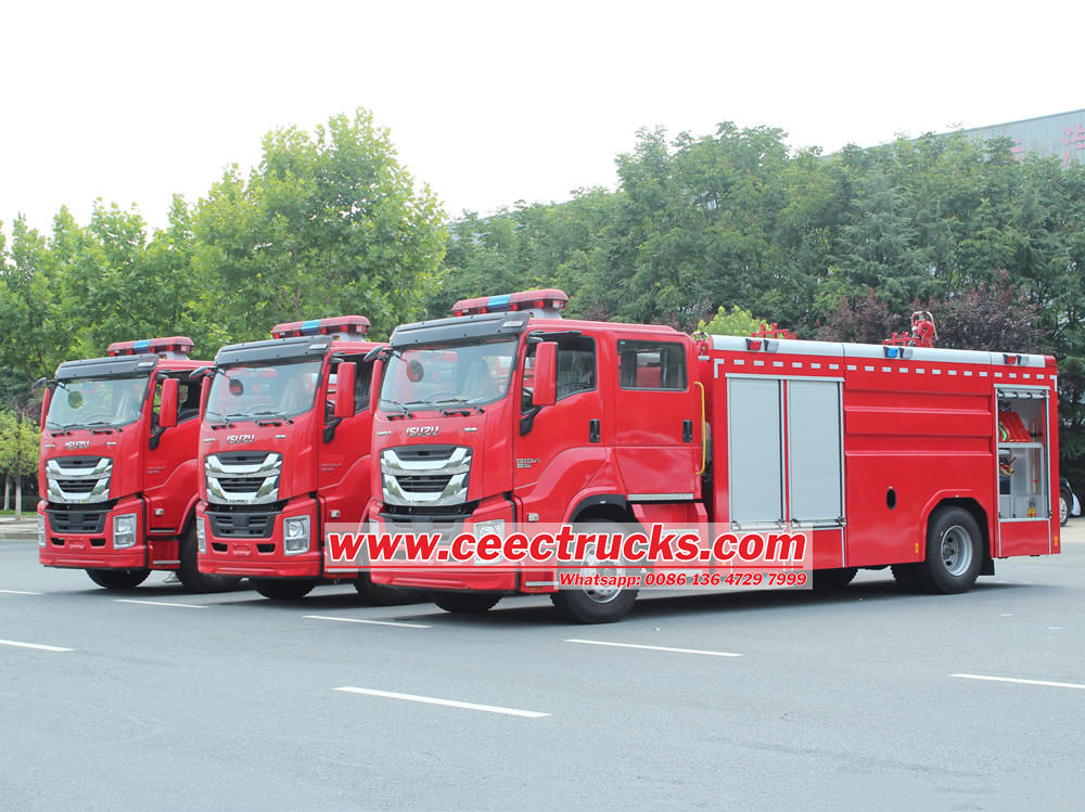 ¿Cómo producir el mejor camión de lucha contra incendios de Isuzu?