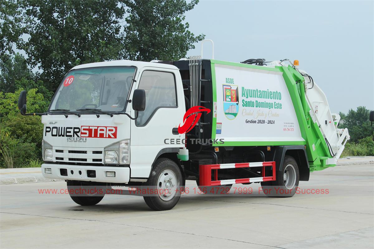 Proveedor de camión compactador de basura ISUZU NKR 6CBM - CEEC TRUCKS