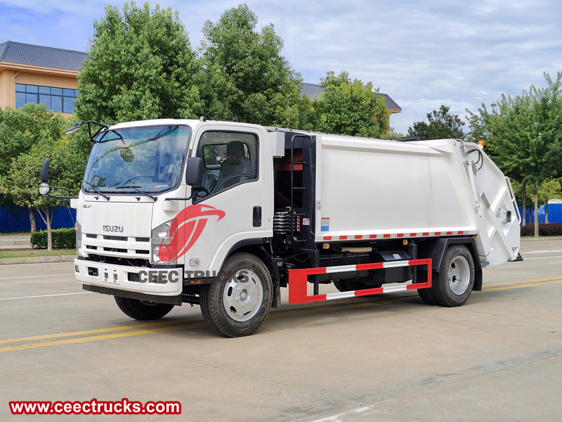 Solución de problemas y métodos comunes para el camión de basura compactador Isuzu