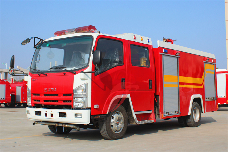 Uso y mantenimiento de camiones de bomberos ISUZU