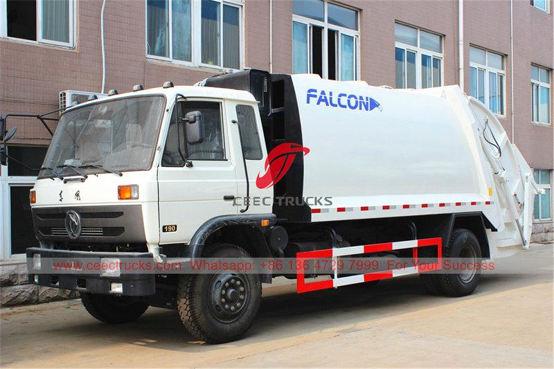 Camión compactador de basura Dongfeng 14 CBM exportado por CEEC TRUCKS