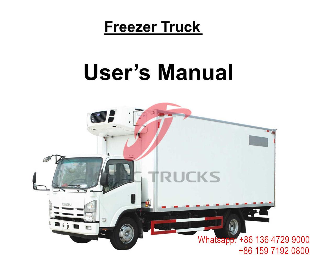 Haití--Manual del usuario del camión congelador ISUZU ELF