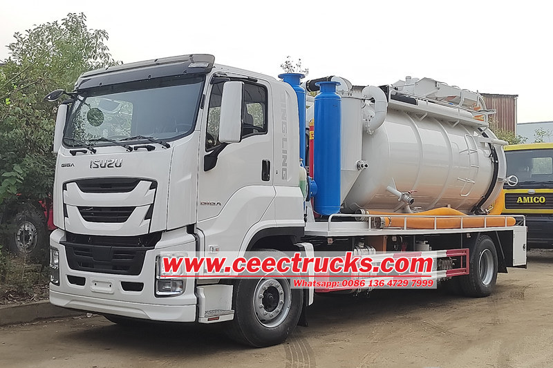 Camión jet combinado Isuzu Giga 10.000 litros