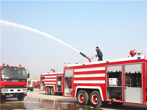 Guía CEEC - Manual del camión de bomberos de polvo, espuma y agua ISUZU