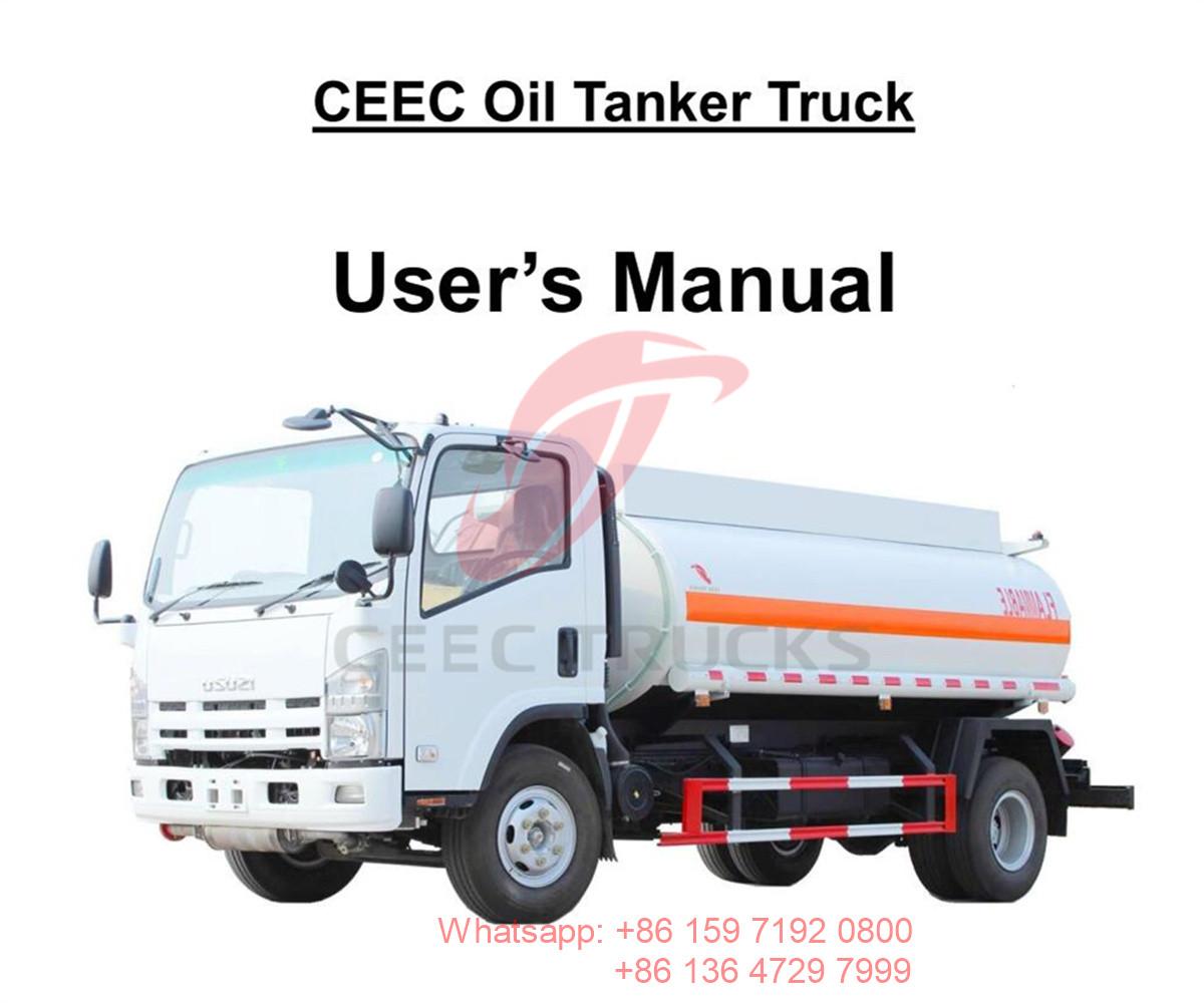 Dubai - Manual del camión cisterna de combustible ISUZU ELF 5000 litros