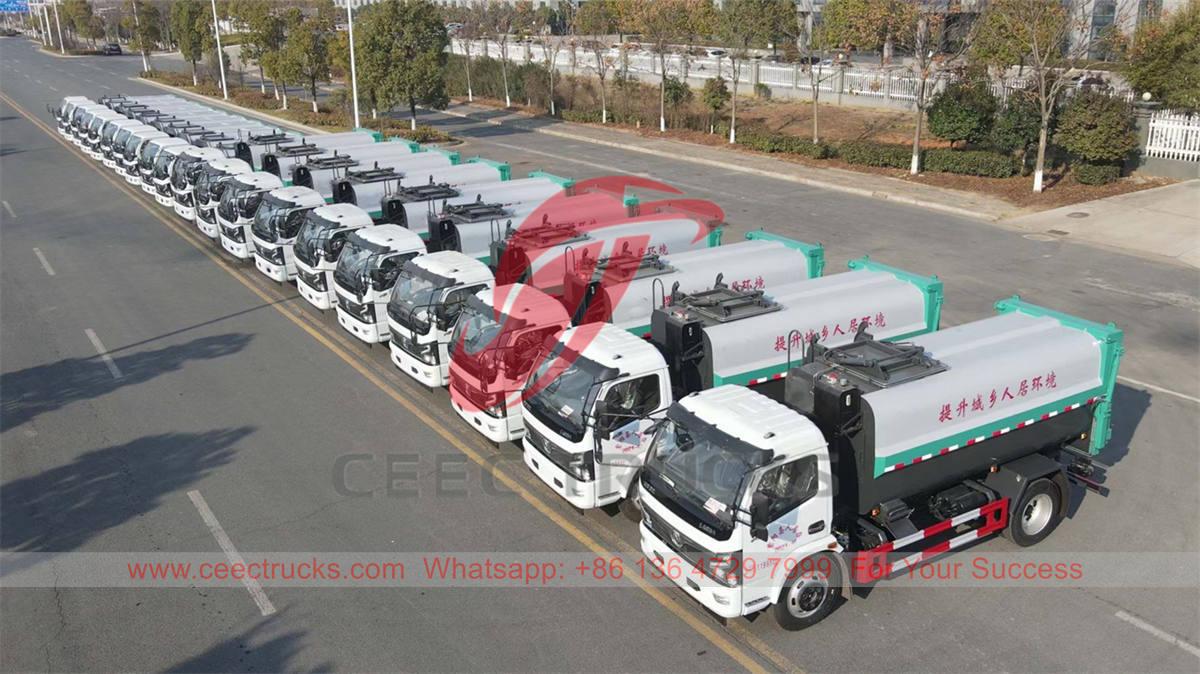 Se entregaron 20 unidades de camiones recolectores de basura Dongfeng a la provincia de Shaanxi